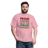 Proud Owner Of A Useless Pancreas Softstyle Unisex T-Shirt - pink