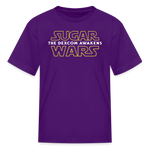 Sugar Wars "The Dexcom Awakens" (2021) Kids & Youth T-Shirt - purple