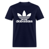 Diabadass 3 Leaf Diabetes Warrior Premium Unisex T-Shirt - navy