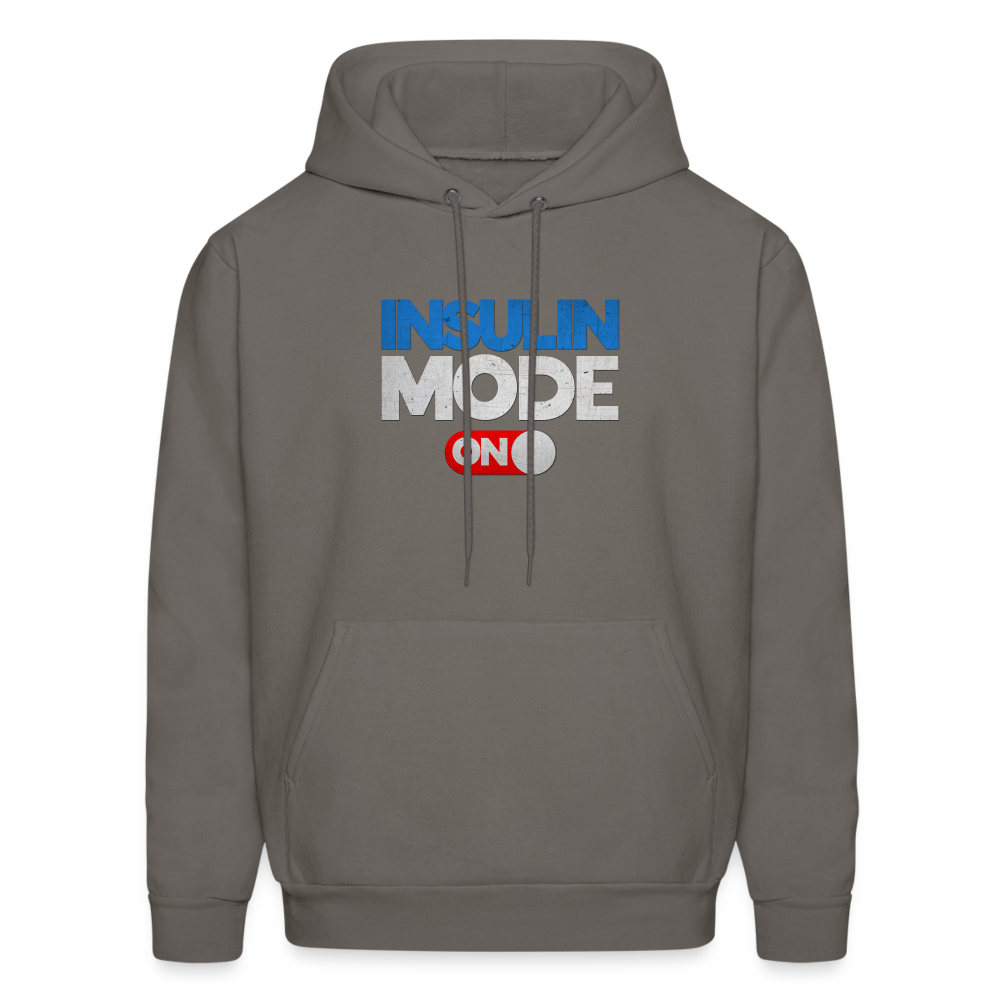 Insulin Mode On Gamers Adult Parody Premium Unisex Hoodie - asphalt gray