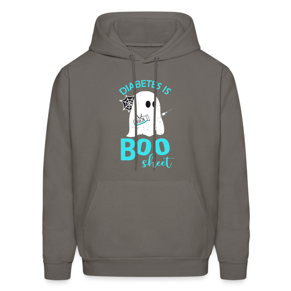 Diabetes Is Boo Sheet Humor Softstyle Unisex Hoodie - asphalt gray