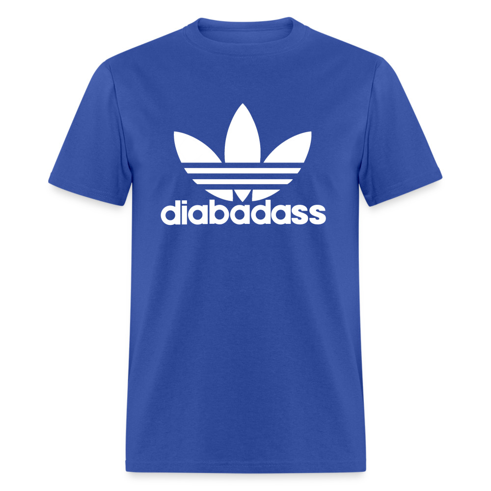 Diabadass 3 Leaf Diabetes Warrior Premium Unisex T-Shirt - royal blue