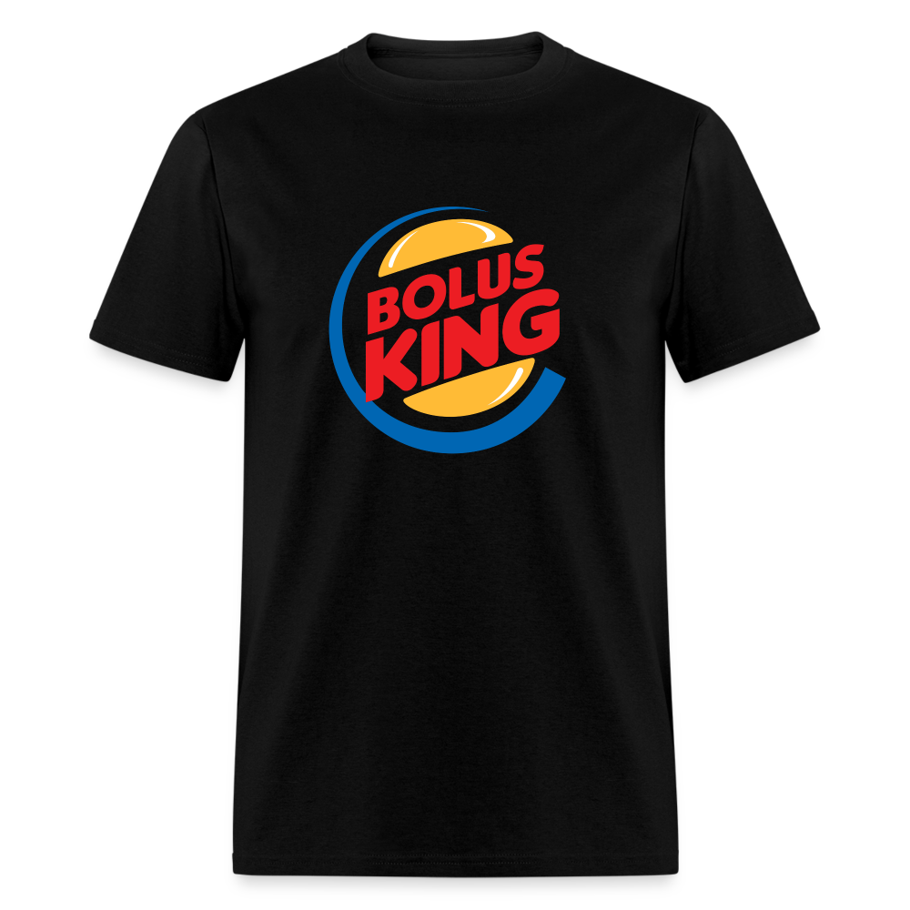 Bolus King "BK Parody" Morale Humor Adult Unisex Classic T-Shirt - black