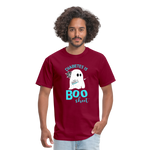 Diabetes Is Boo Sheet Funny Diabetic Halloween Humor Unisex T-Shirt - burgundy