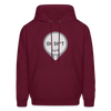 Dexcom Oh Sh*t Crash Alert Humor Humor Unisex Contrast Hoodie - burgundy