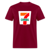 7 Carbs 7/11 Parody Humor Diabetes Unisex T-Shirt - burgundy