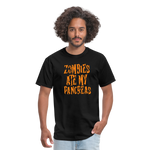 Zombies Ate My Pancreas Diabetic Humor Adult T-Shirt - black