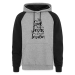 This Girl Runs On Jesus And Insulin Diabetic Warrior Premium Hoodie - heather gray/black