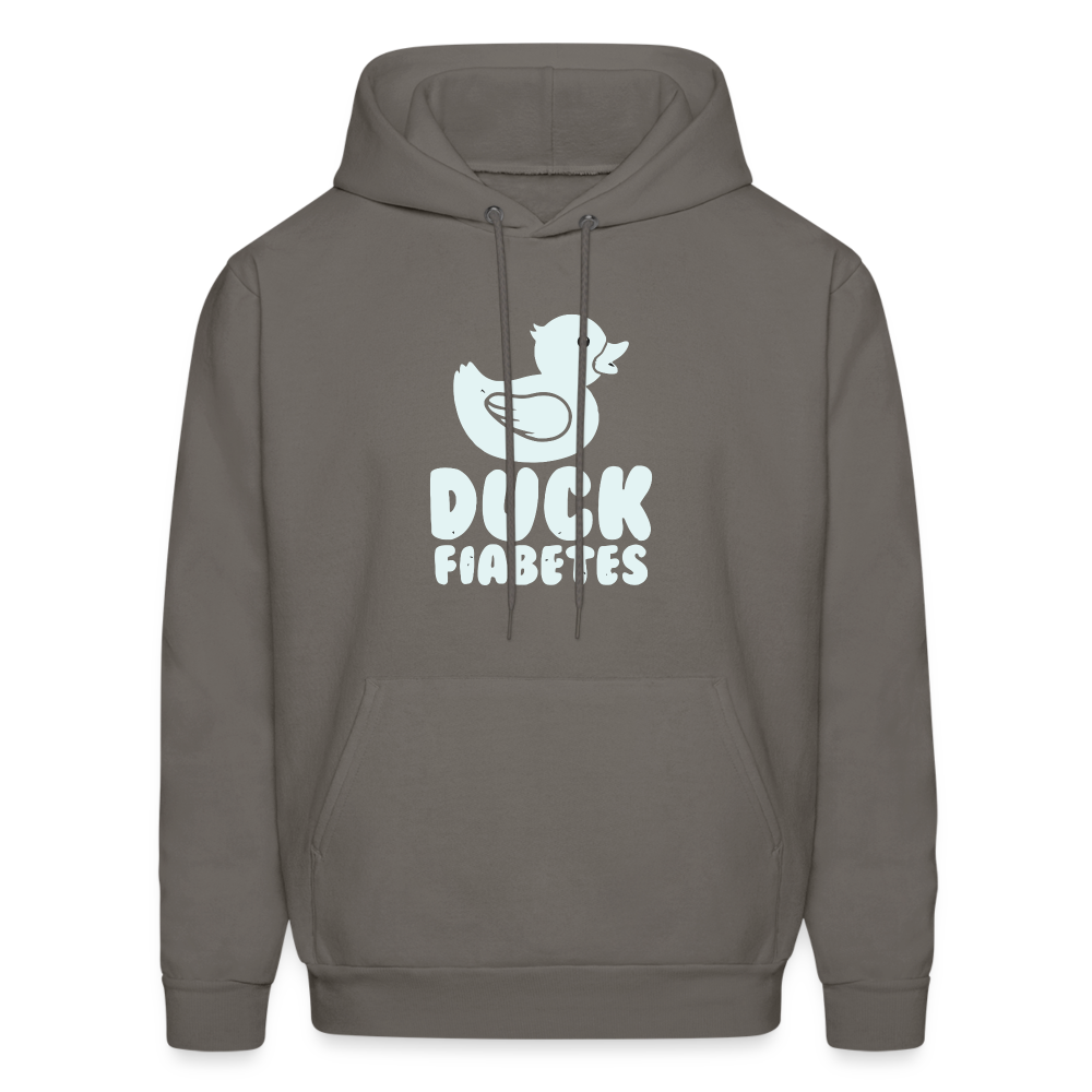 Duck Fiabetes Diabetic Humor Unisex Premium Comfort Hoodie - asphalt gray