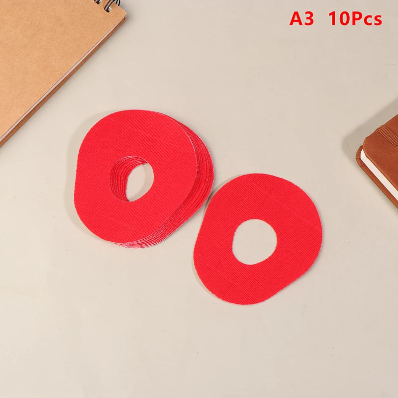 10Pcs Waterproof Adhesive Patches CGM Sensor Patch Glucose Meter Sensor Fixing Sticker Long Lasting Blood Glucose Monitoring