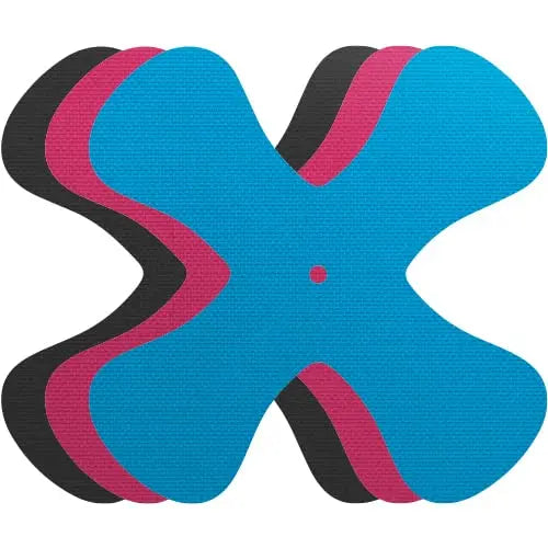 X Shape Patch CGM Sensor Patches (25 Pack) Dexcom G6 G7 Adhesive Patches & Freestyle Libre 2 3 Sensor Covers Omnipod 5