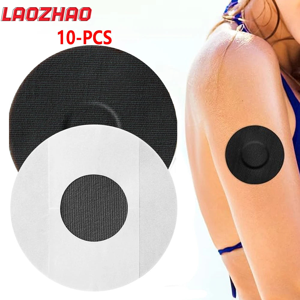 10PCS Waterproof CGM Patches - Libre 1/2/3/Pro & Dexcom G7 Medtrinic Guardian Sensor Covers - Sweatproof Adhesive Protectors