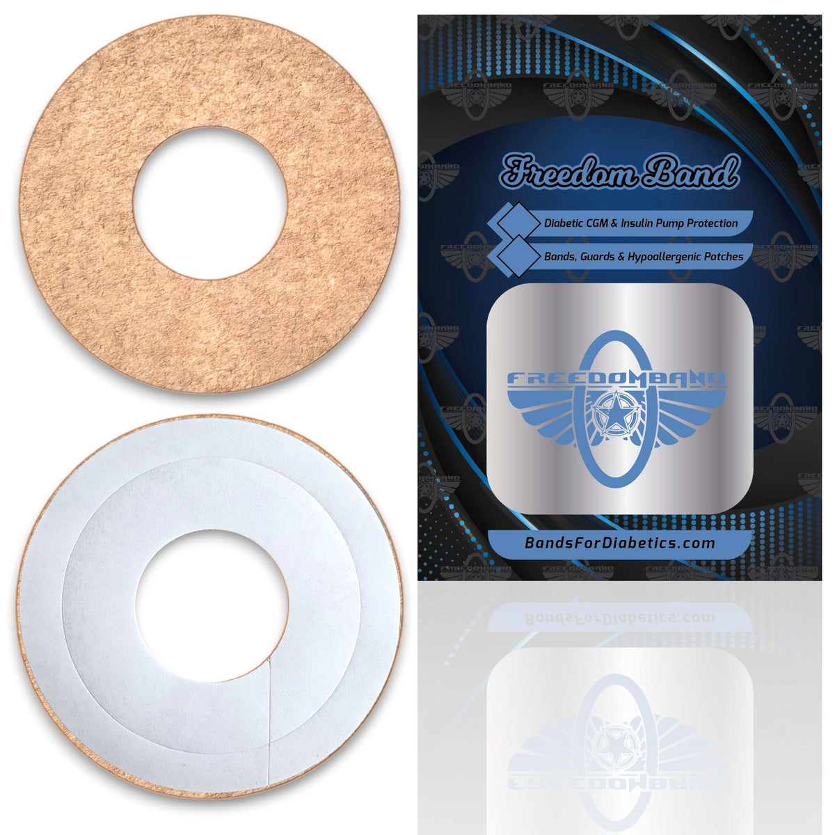 Freestyle Libre 1 & 2 : Reusable Sensor Cover Infiniflex Protective Overlay Shield : Soft & Flexible Armor Shield Freestyle Libre Freedom Bands For Diabetics 
