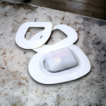 Omnipod 5 adhesive overpatch with flexible waterproof protection around the pod