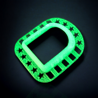 Green Glow-In-The-Dark / 2 Pack : White Micro-woven