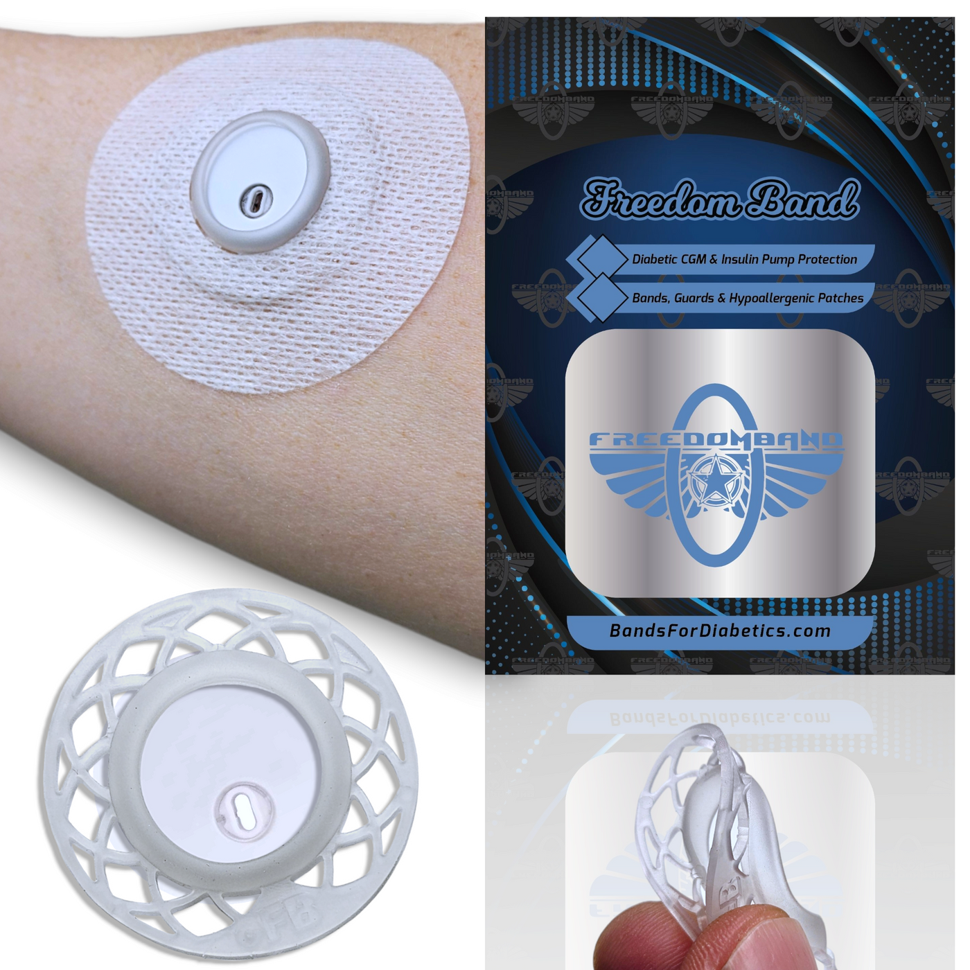 Freestyle Libre 3 and Libre 3 Plus Freedom Flex Shield protective CGM cover