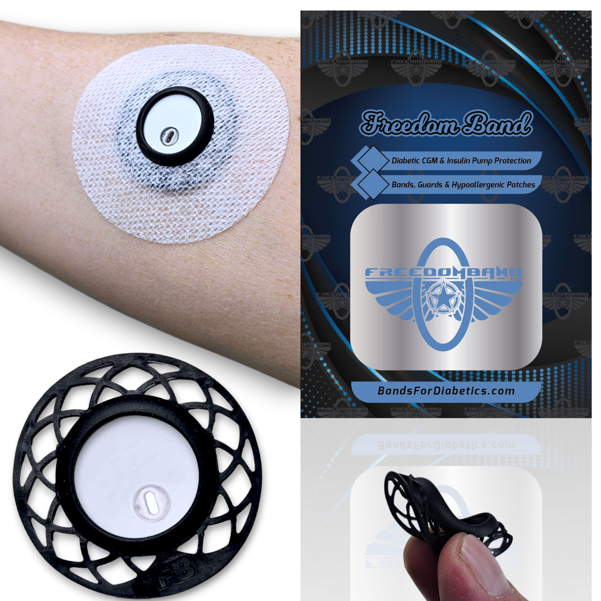 Freestyle Libre 3 : Sensor Cover Protective Overlay Patch Guard : Soft & Flexible Armor Shield