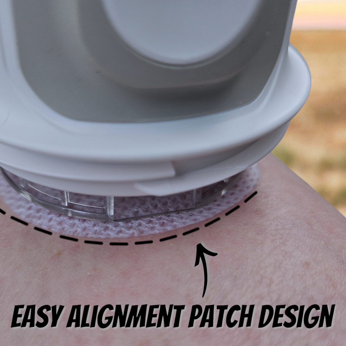 CGM underpatch for Dexcom G7 and Stelo continuous glucose monitors