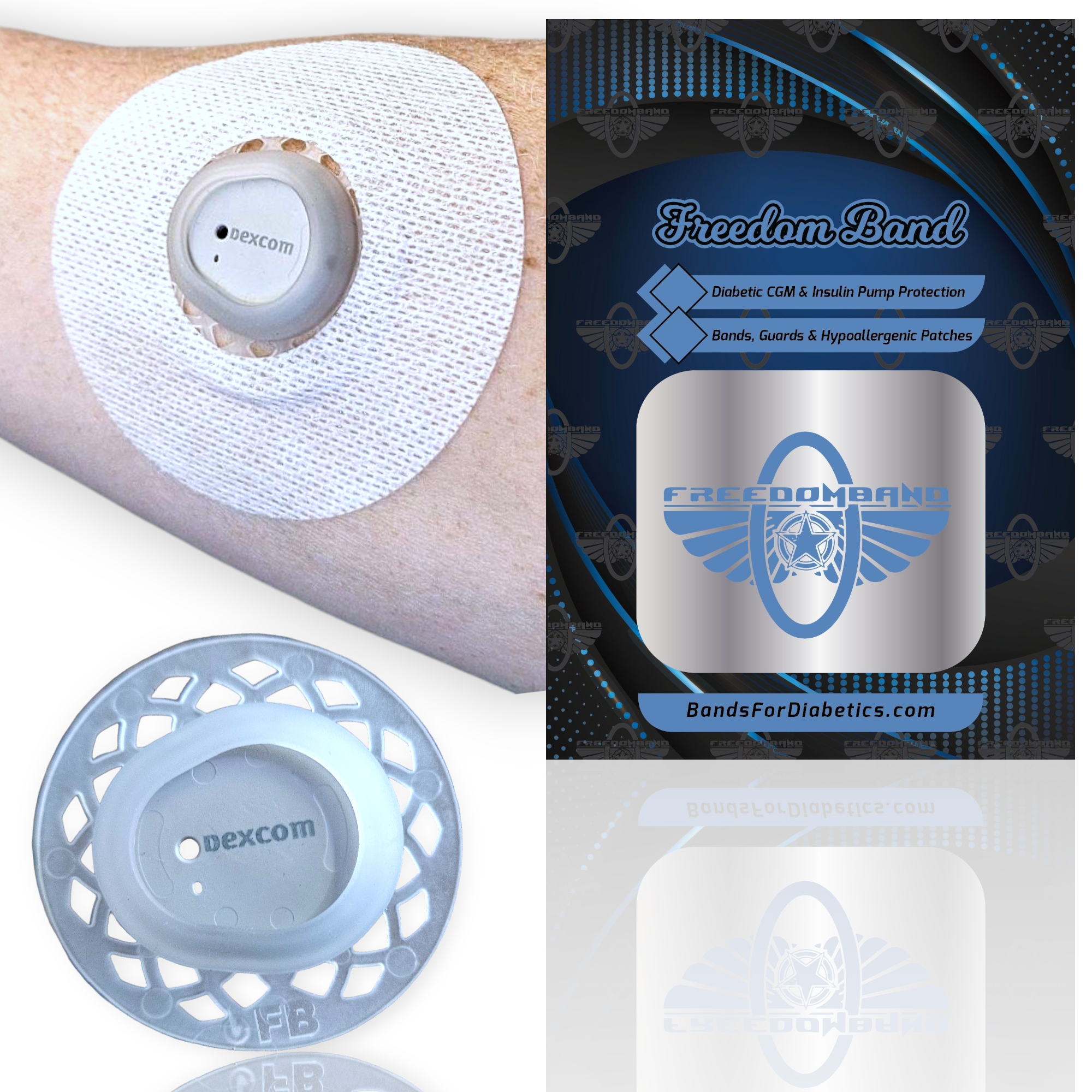 Free Sample: Dexcom G7 : Sensor Cover Protective Overlay Patch Guard : Soft & Flexible Armor Shield