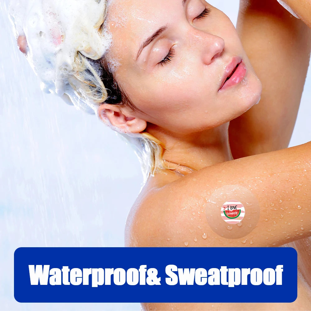 Freestyle Sensor Stickers and Libre 3 Waterproof Transparent Patches 14-Day Long-Lasting No Center Adhesive 20/30 Pack