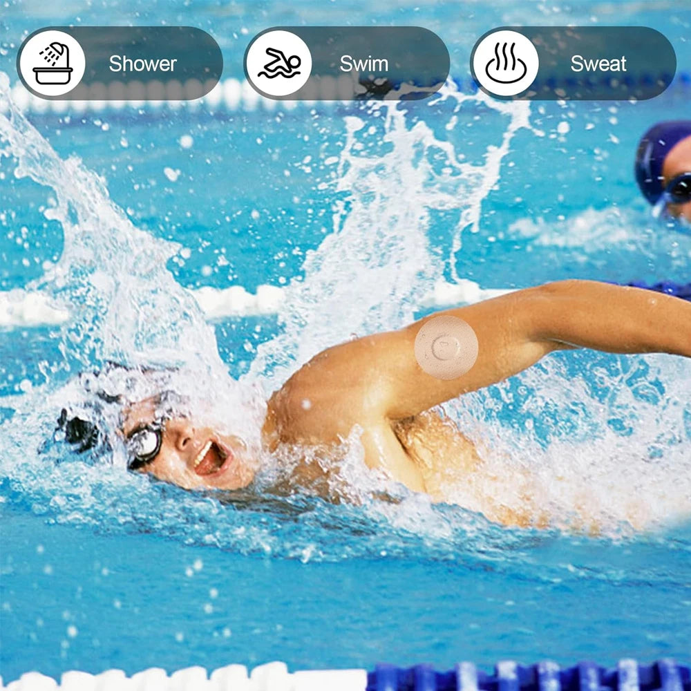 Libre 1/2/3 Pro Sensor Covers Waterproof Non-Fraying Extreme CGM Tape Continuous Glucose Monitor Patch