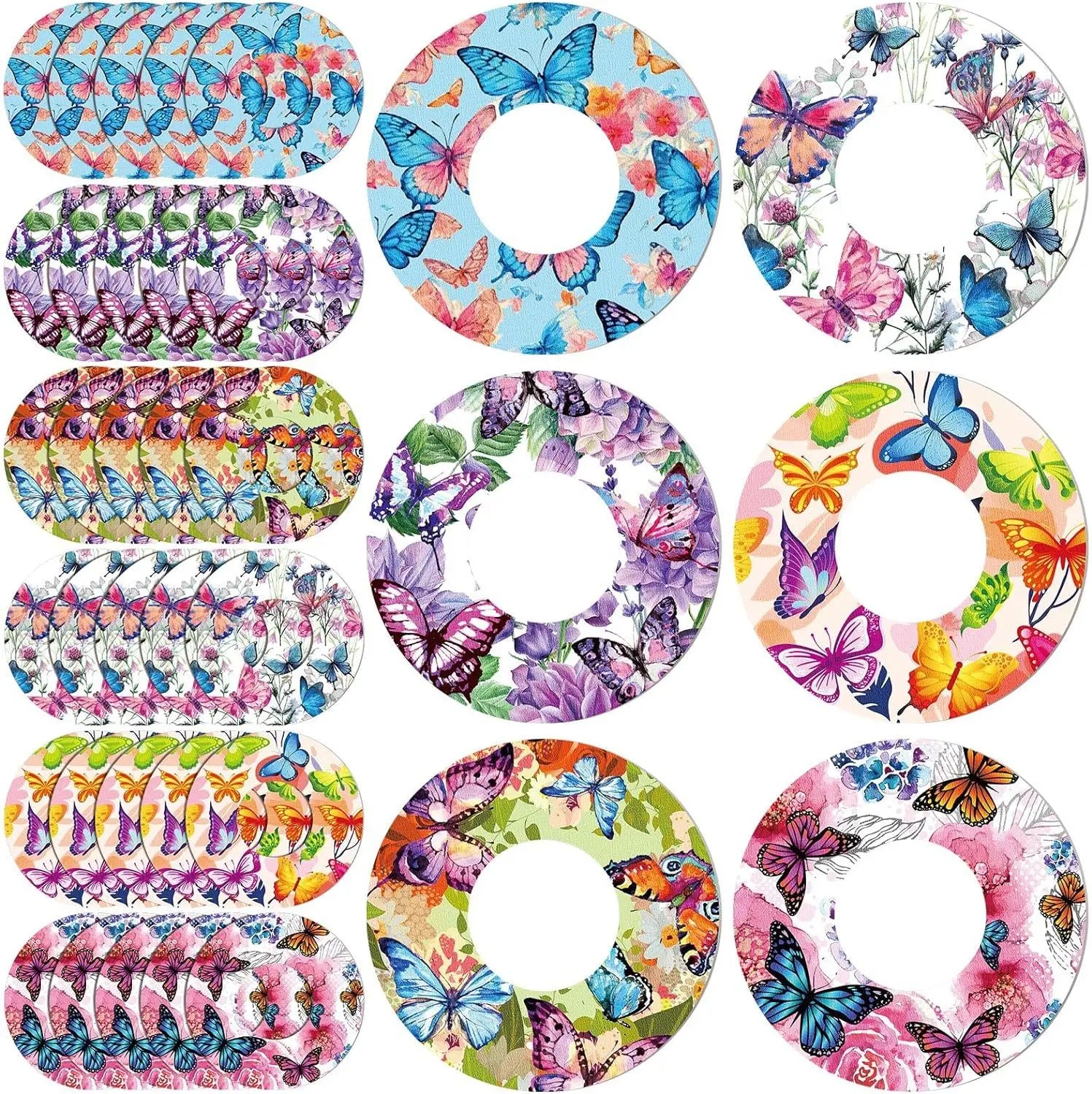 Adhesive Patch for Dexcom G6 Dexcom G7 Libre 3 Omnipod Waterproof Split Backing CGM Tape