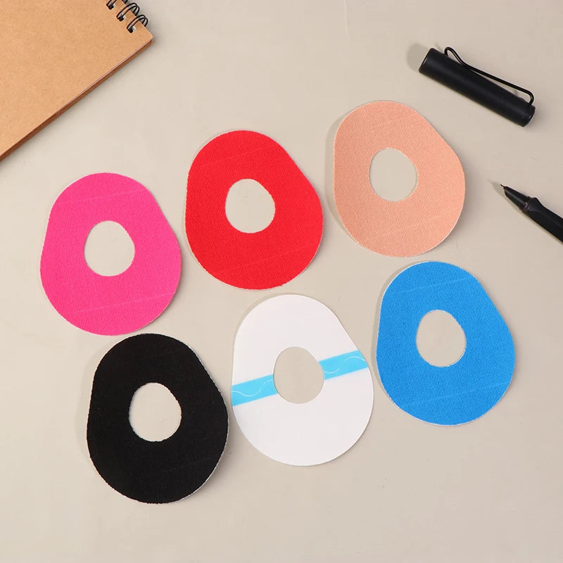 10Pcs Waterproof Adhesive Patches CGM Sensor Patch Glucose Meter Sensor Fixing Sticker Long Lasting Blood Glucose Monitoring