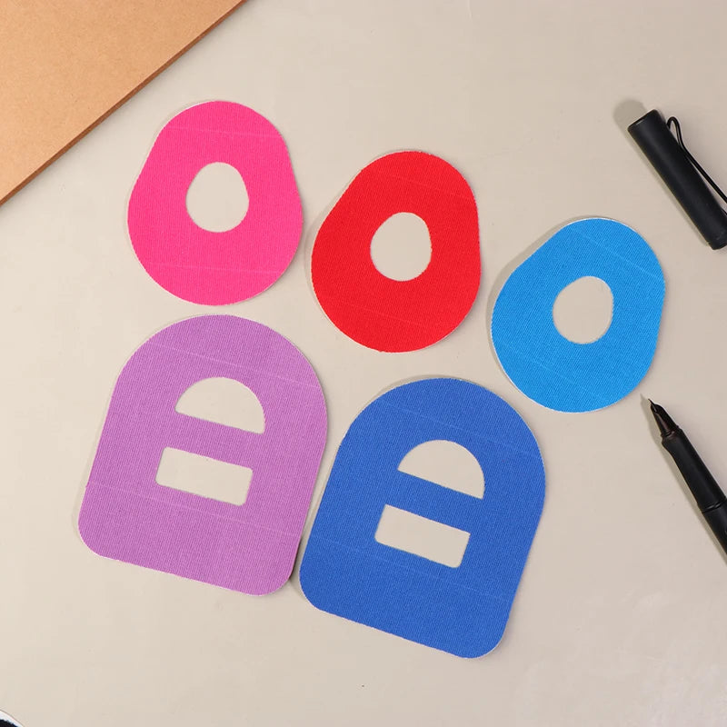 10Pcs Waterproof Adhesive Patches CGM Sensor Patch Glucose Meter Sensor Fixing Sticker Long Lasting Blood Glucose Monitoring