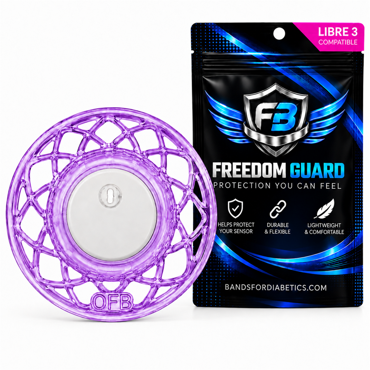 Compatible Sensor Guard for FreeStyle Libre 3, 3 Plus & Duo | 2-Pack