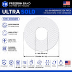 White Freedom Solo overpatch for Dexcom G7, G7 15 Day and Stelo sensors