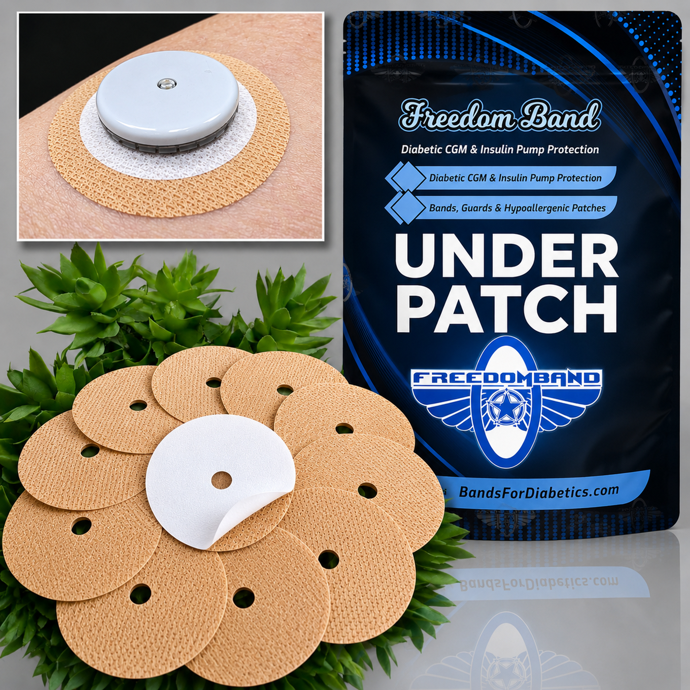 Freestyle Libre 2 & Lingo  : Hypoallergenic Allergy Underlay Skin Barrier Adhesive Patches