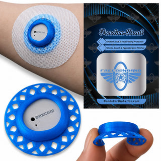 Awareness Blue Crystal / 10 Premium :  White Hypoallergenic Patches