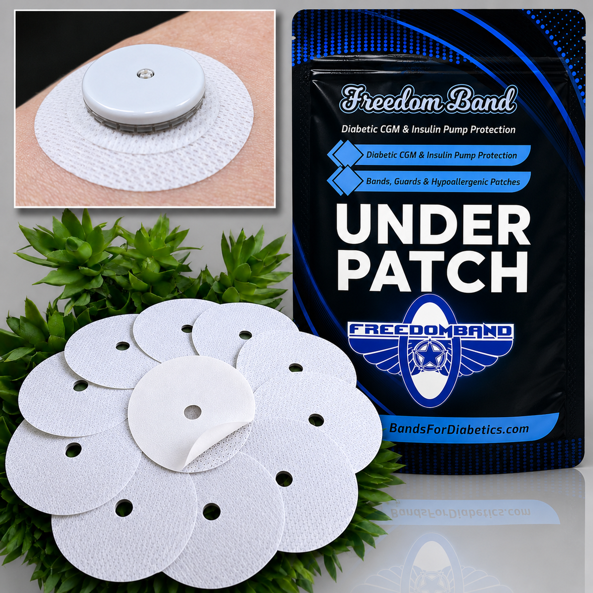 Freestyle Libre 2 & Lingo  : Hypoallergenic Allergy Underlay Skin Barrier Adhesive Patches