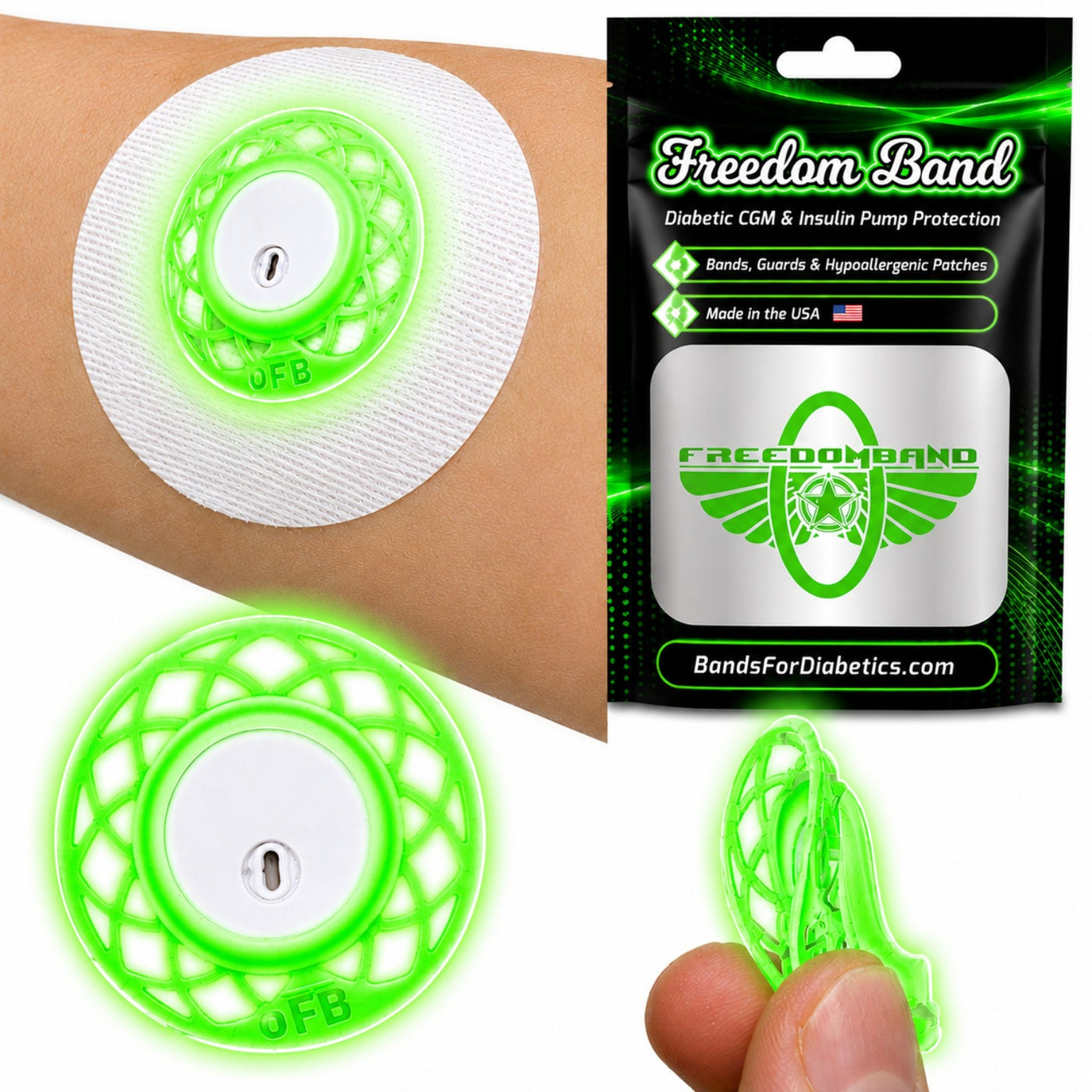 Freestyle Libre 3 and Libre 3 Plus Freedom Flex Shield with reusable sensor protection
