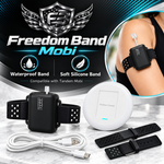 Freedom Band® Mobi Soft Silicone Protective Case & Adjustable Wearable Band with Wireless Charging System for Tandem Mobi