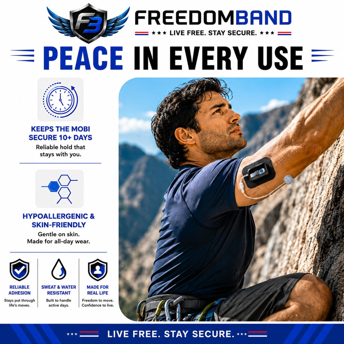 Tandem Mobi protective insulin pump cover by Freedom Band