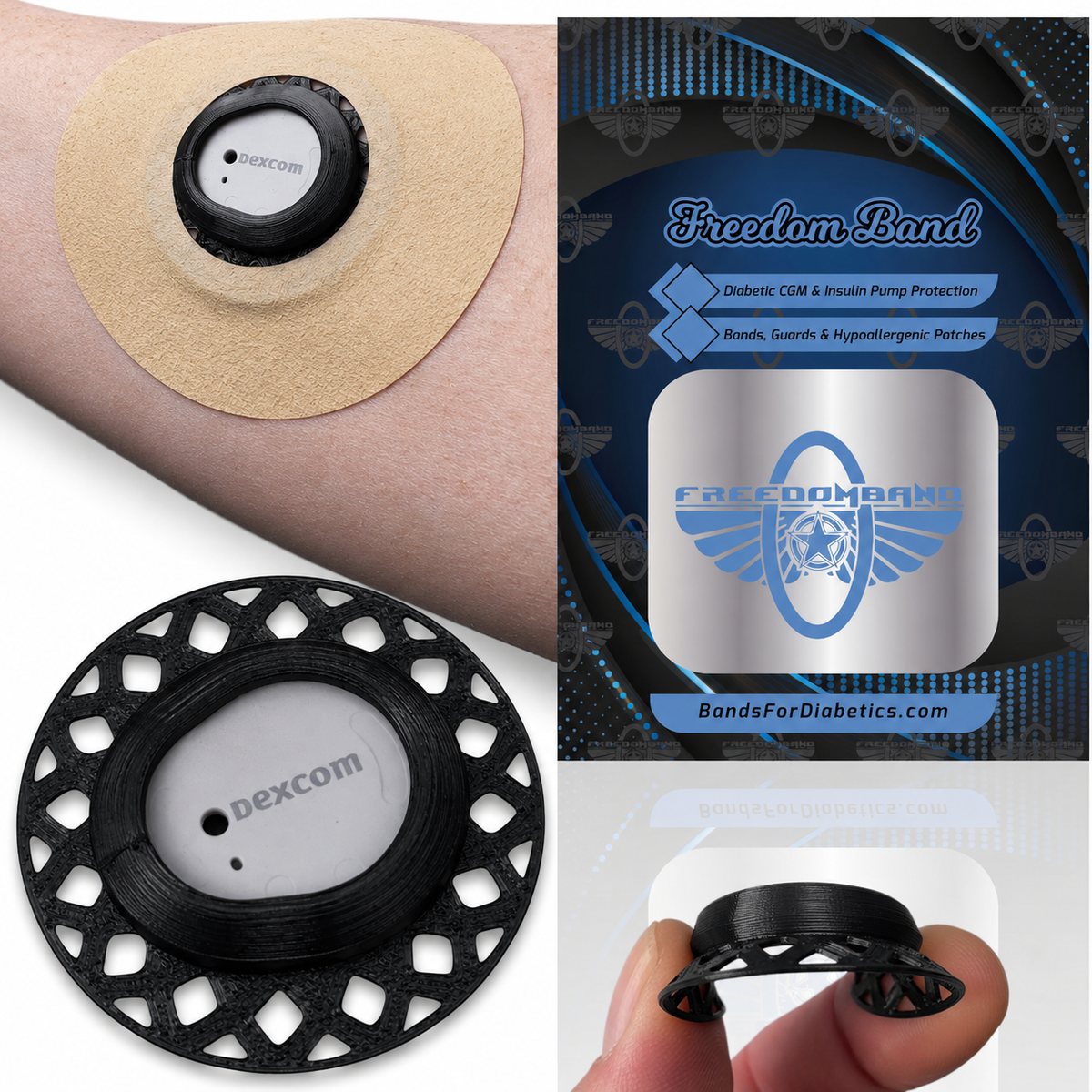 Dexcom G7, G7 15 Day & Stelo Infiniflex Sensor Guard | Reusable CGM Cover
