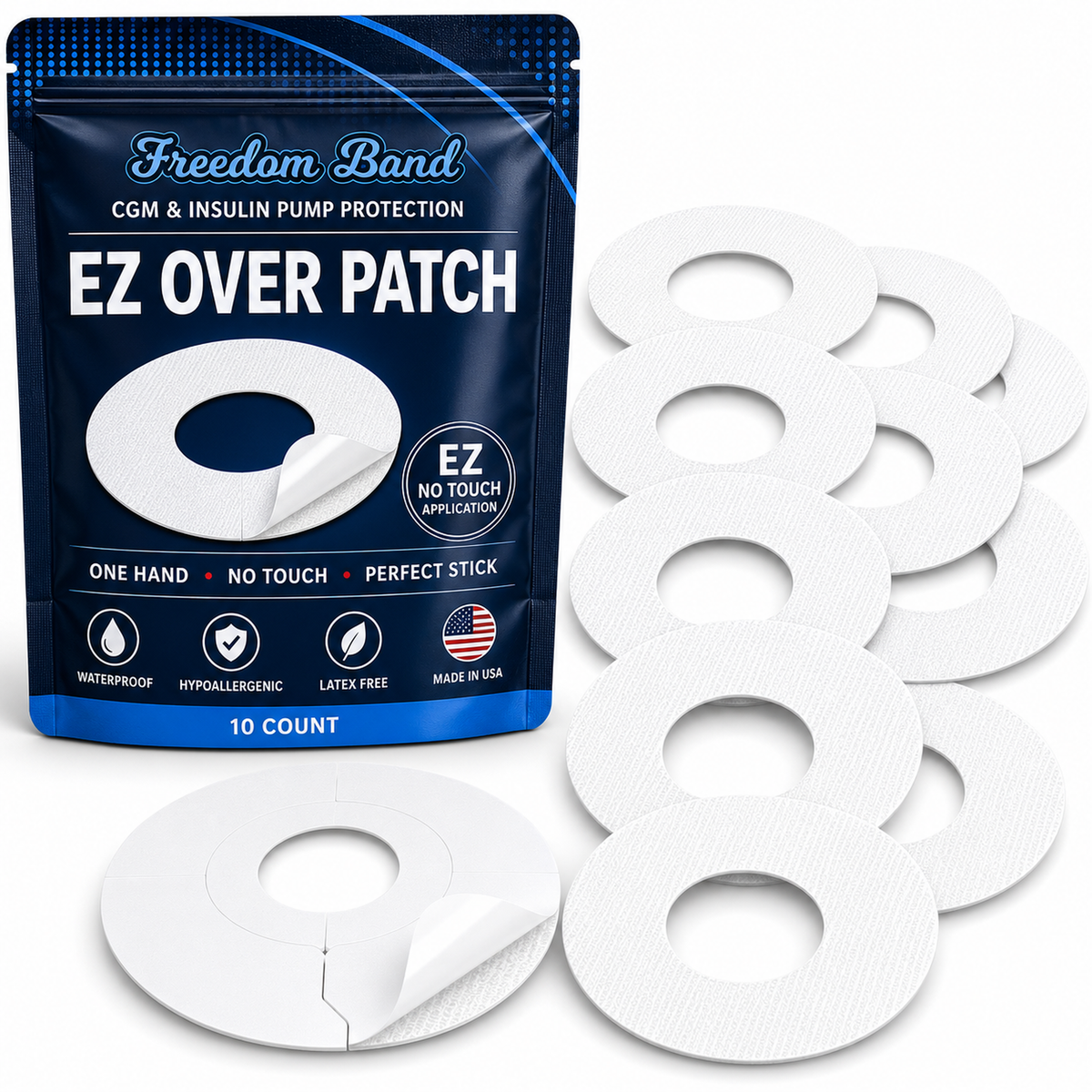 Tandem Mobi and t:slim X2 cannula patch with 2.5 inch infusion site coverage