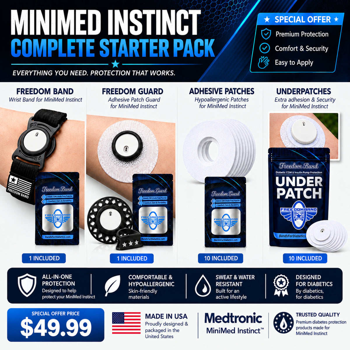 Medtronic MiniMed Instinct Complete Protection Bundle