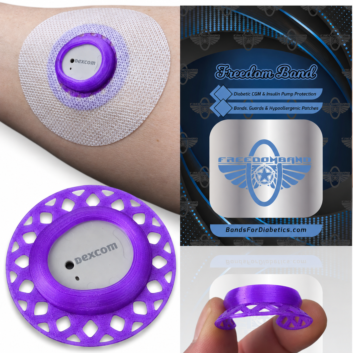 Dexcom G7, G7 15 Day & Stelo Infiniflex Sensor Guard | Reusable CGM Cover