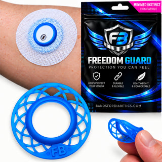 Awareness Blue Crystal / Black Matte Onyx / 2 Premium : White Hypoallergenic
