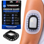 Omnipod 5 and Dash reusable Infiniflex protective guard cover with adhesive overpatch