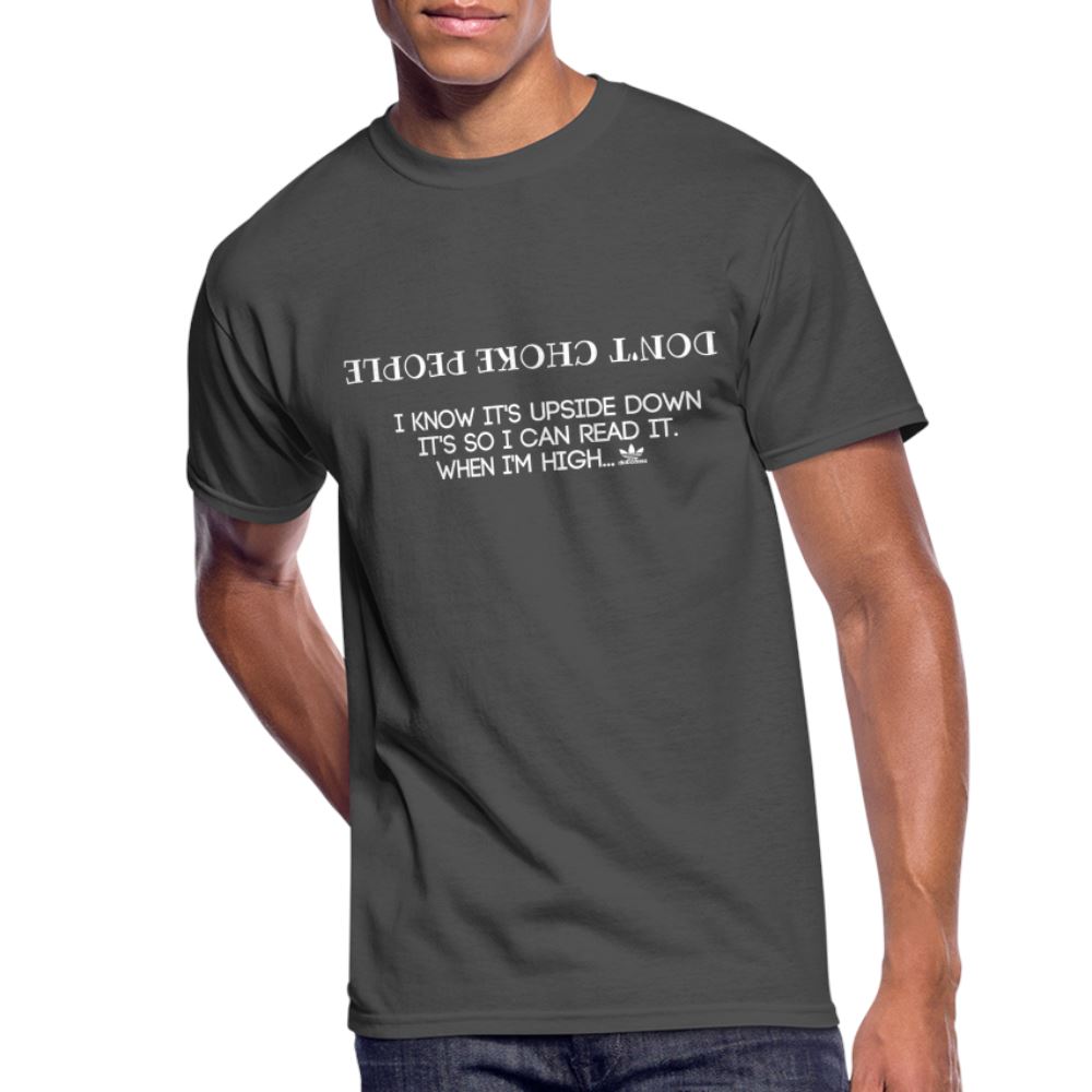 Funny Type 1 Humor Parody Shirt Unisex 50/50 Adult T-Shirt Men’s 50/50 T-Shirt | Jerzees 29M SPOD charcoal S 