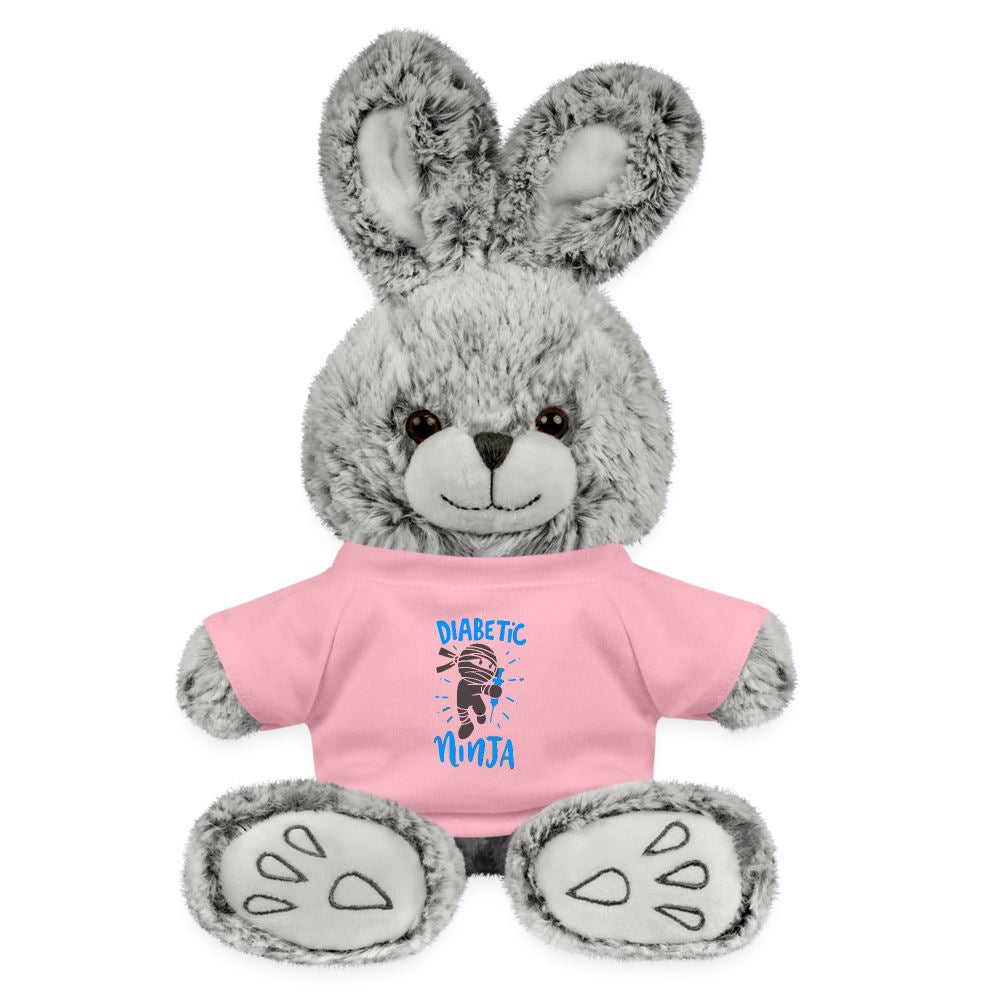 Diabetic Ninja Plush Rabbit Comfort Toy Plushie Rabbit SPOD petal pink 