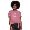 This Girl Runs On Jesus & Insulin Women's Knotted T-Shirt Women's Knotted T-Shirt | Spreadshirt 1404 SPOD 