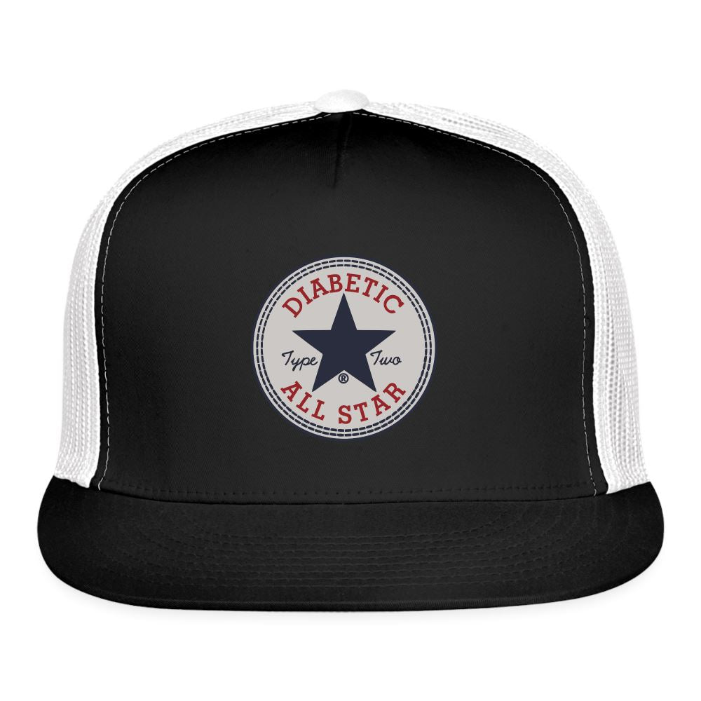 Type Two Diabetic All Star Trucker Cap Trucker Cap SPOD 