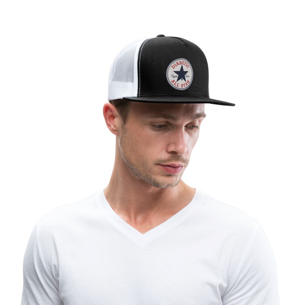 Type Two Diabetic All Star Trucker Cap Trucker Cap SPOD One Size 