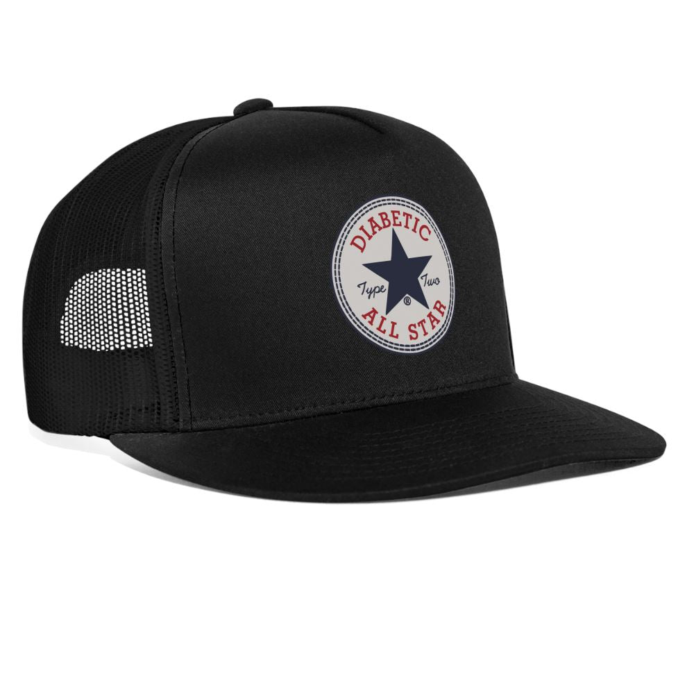 Type Two Diabetic All Star Trucker Cap Trucker Cap SPOD 