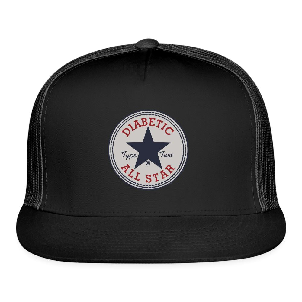 Type Two Diabetic All Star Trucker Cap Trucker Cap SPOD 