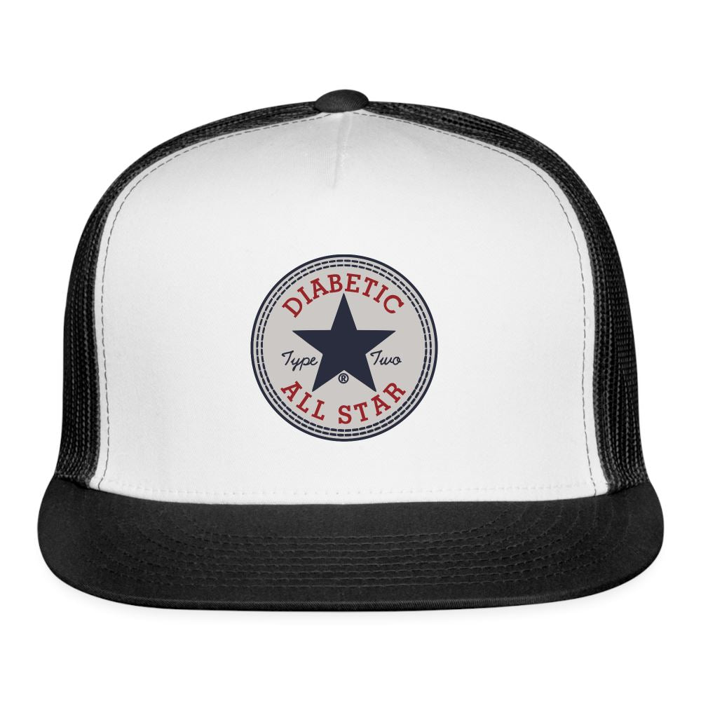 Type Two Diabetic All Star Trucker Cap Trucker Cap SPOD 